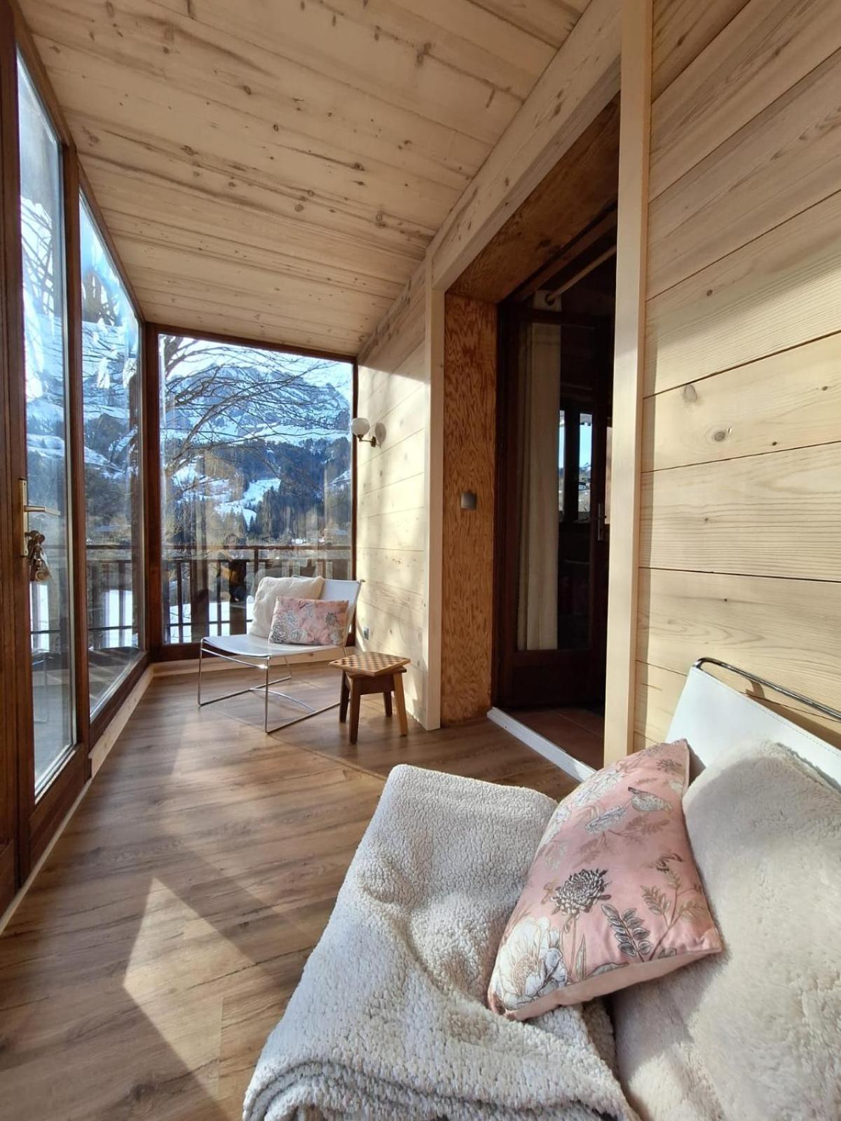 La Coufa, Spacieux Duplex En Chalet, Terrasse, Jardin, Vues Montagnes La Giettaz Exteriör bild